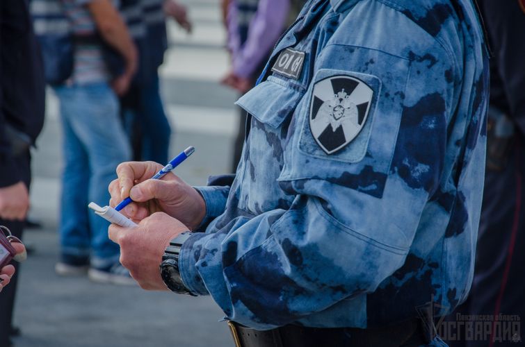 В Пензенской области сотрудники Росгвардии обеспечили правопорядок во время проведения Единого дня голосования