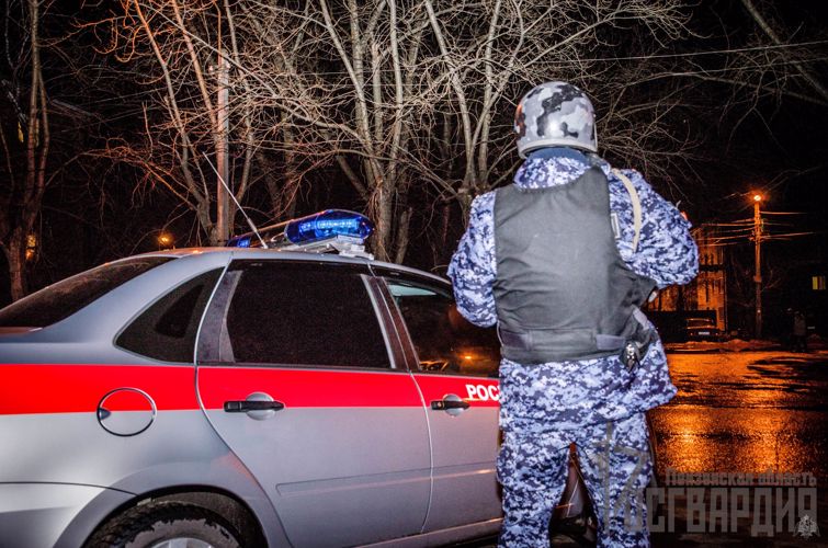 В Пензе сотрудники Росгвардии задержали граждан, отказавшихся платить за проезд в такси