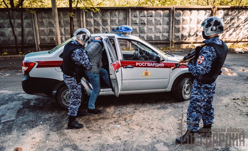 В Пензе подозреваемые в совершении кражи металла, были задержаны сотрудниками Росгвардии