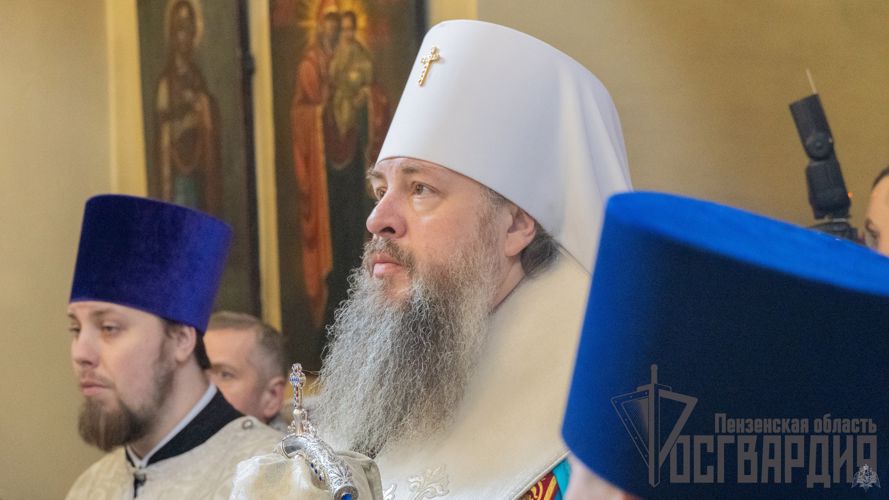 Начальник Управления Росгвардии по Пензенской области принял участие в церемонии, посвященной Дню защитника Отечества
