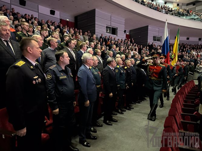 Представители Управления Росгвардии по Пензенской области приняли участие в праздничном мероприятии, посвященном Дню защитника Отечества
