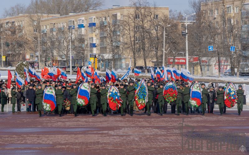 Начальник Управления Росгвардии по Пензенской области принял участие в церемонии, посвященной Дню защитника Отечества