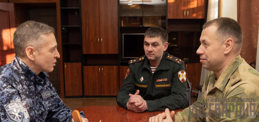 В Пензе прошла встреча с командиром Саровской дивизии Приволжского округа Росгвардии