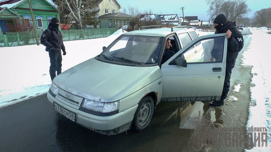 В Пензенской области при участии бойцов Росгвардии прошел массовый рейд