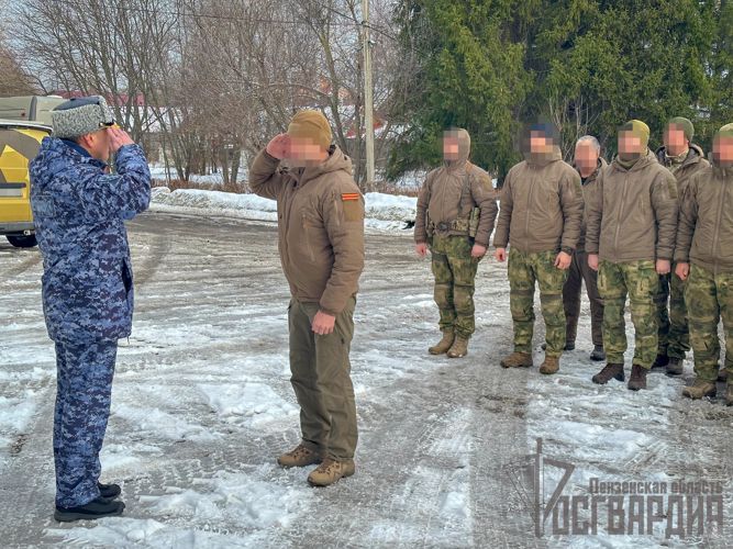 Росгвардейцы, участвовавшие в специальной военной операции, вернулись в Пензу