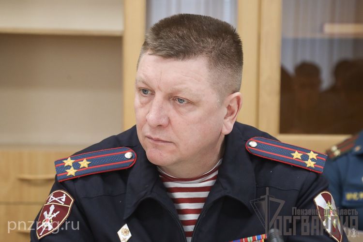 Представители Управления Росгвардии по Пензенской области приняли участие в заседании региональной комиссии по предупреждению и ликвидации ЧС
