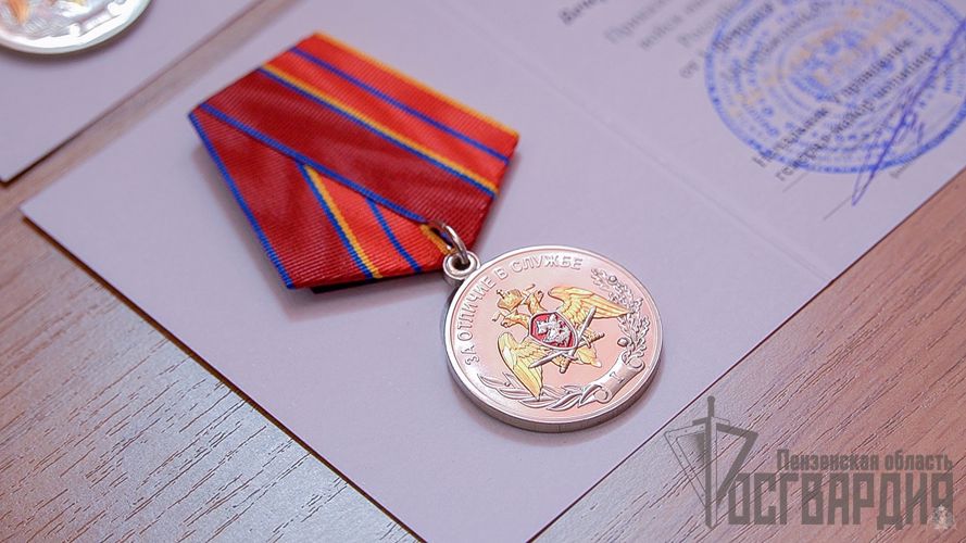 В Пензе лучшим сотрудникам и военнослужащим Росгвардии вручили почетные награды