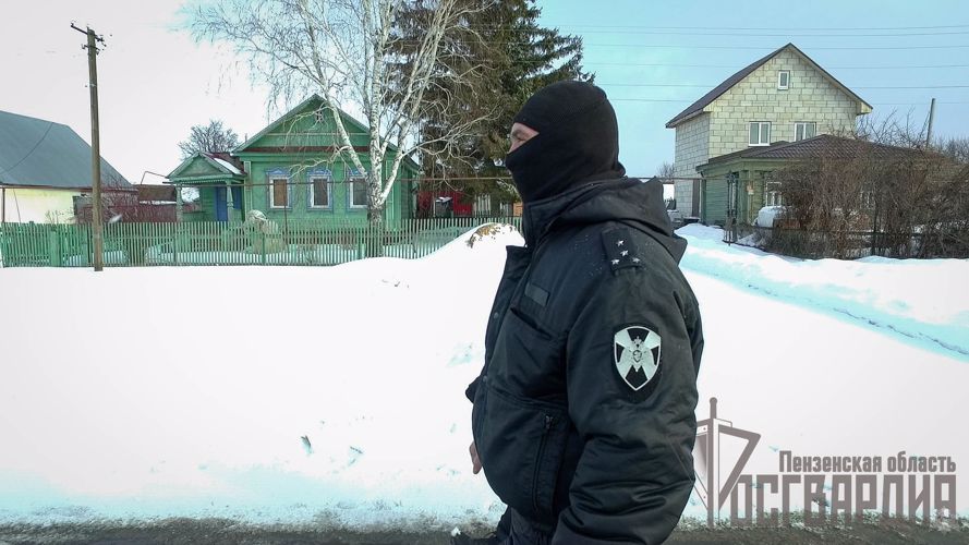 В Пензенской области при участии бойцов Росгвардии прошел массовый рейд