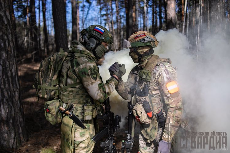 Боевая подготовка спецназа Росгвардии (г.Заречный Пензенская область)