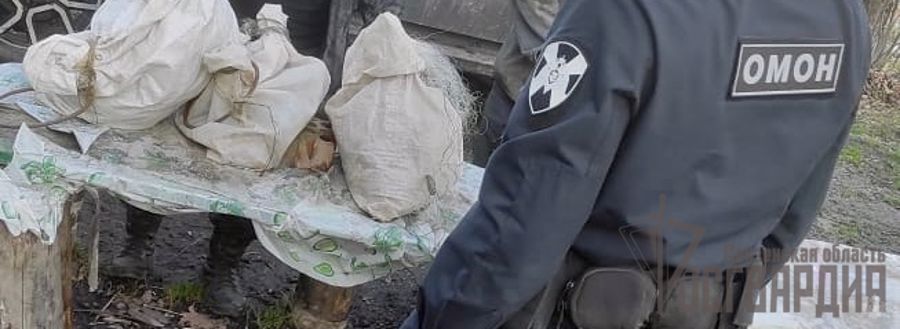 В Пензенской области сотрудники ОМОН Росгвардии провели рейд в зоне рыболовства