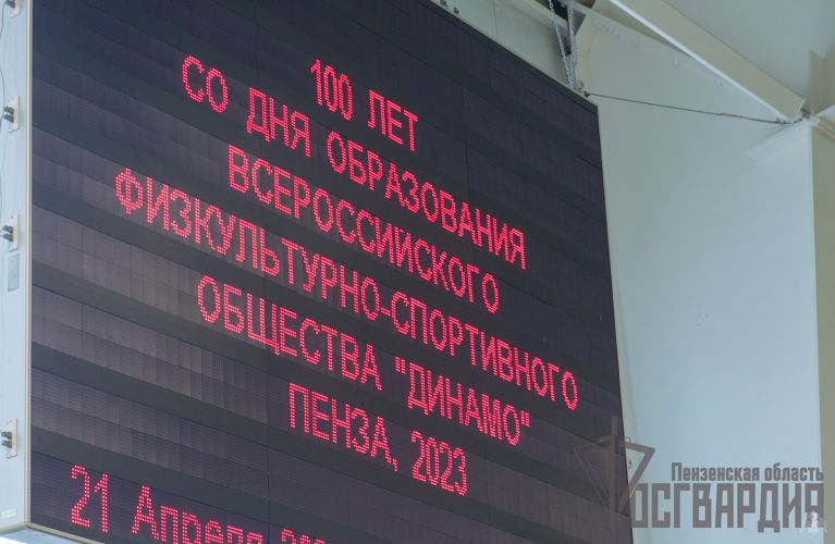 В честь 100-летия общества «Динамо» представителям Управления Росгвардии по Пензенской области вручили почетные награды