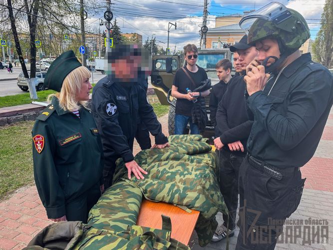 Пензенские росгвардейцы провели мероприятие для допризывной молодежи