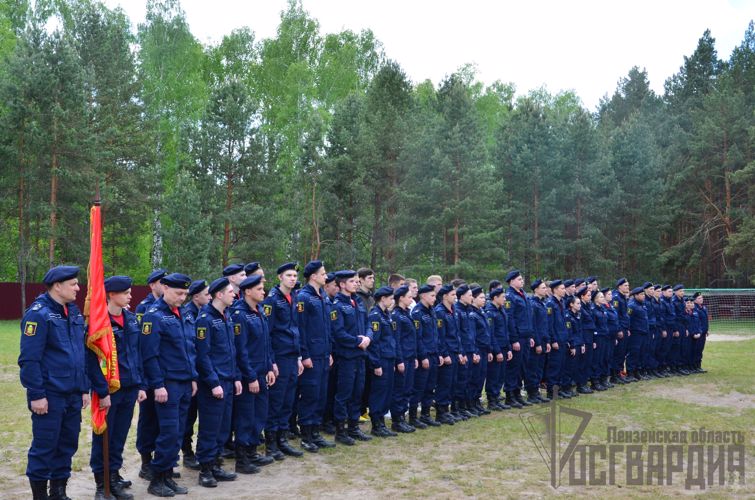В Пензенской области представители Росгвардии приняли участие в открытии учебно-тренировочных сборов для бойцов отряда «Тигр»