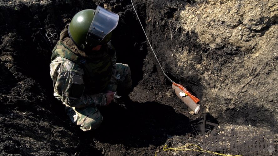 Боеприпас времен первой мировой войны обезвредили Росгвардейцы в Пензенской области (ВИДЕО)