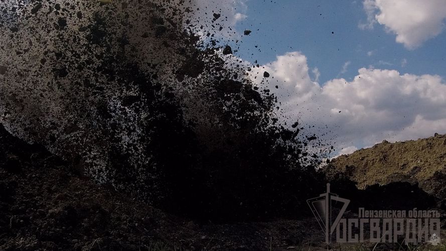 Боеприпас времен первой мировой войны обезвредили Росгвардейцы в Пензенской области (ВИДЕО)