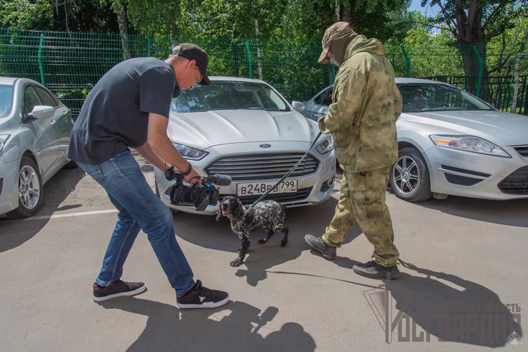 В Пензе журналистам региональных телеканалов рассказали о работе кинологов Росгвардии
