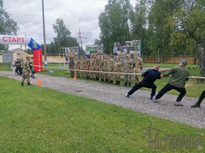 В Пензенской области для военнослужащих Росгвардии организовали спортивный праздник