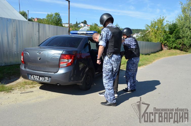 В Пензе мужчина, нанесший материальный ущерб магазину алкогольной продукции, был задержан бойцами Росгвардии