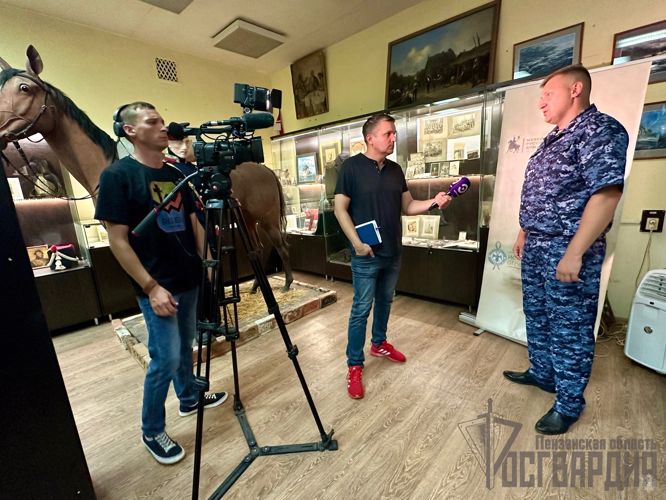 Росгвардейцы побывали на открытии новой выставки в музее Русской армии в Пензе