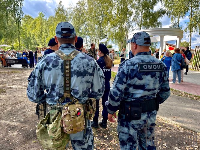 В Пензенской области спецназ Росгвардии осуществляет охрану общественного порядка на 10-ом Всероссийском историко-культурном фестивале «Золотаревское городище - перекресток цивилизаций»