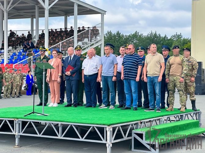 Представители Управления Росгвардии по Пензенской области побывали на церемонии закрытия военно-патриотических сборов ПФО «Гвардеец»