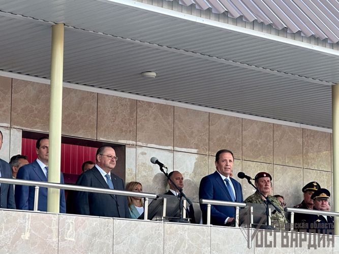 В Пензе представители Росгвардии приняли участие в открытии Юнармейских военно-патриотических сборов ПФО