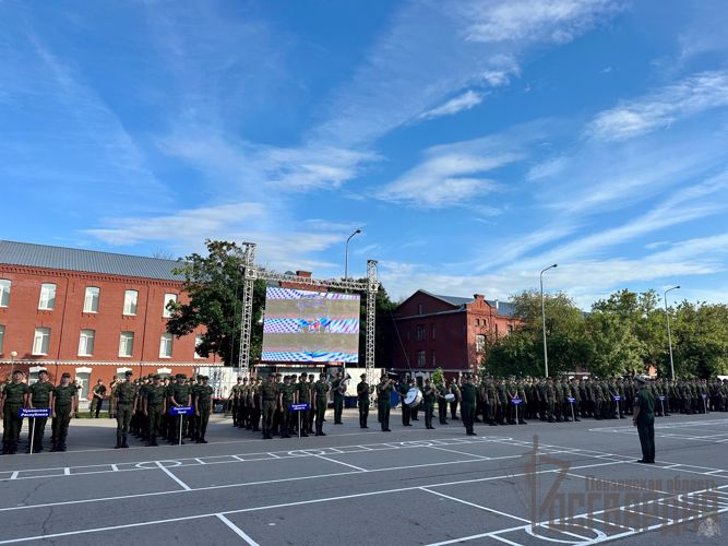 В Пензе представители Росгвардии приняли участие в открытии Юнармейских военно-патриотических сборов ПФО