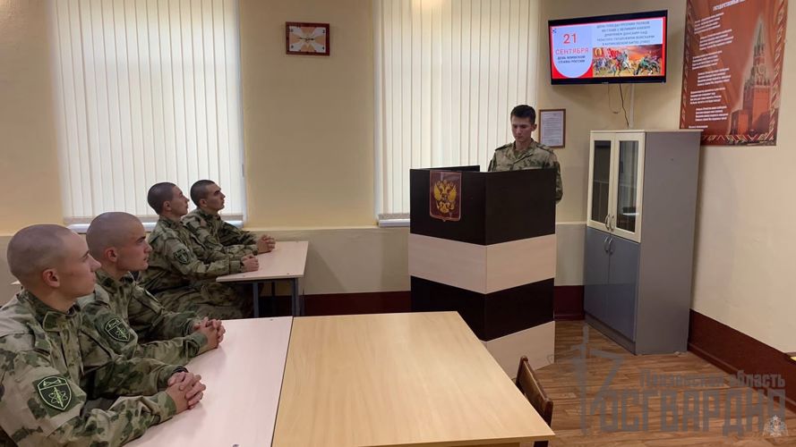 В Пензенской области в рамках Дня победы русских полков в Куликовской битве для военнослужащих по призыву прошла лекция