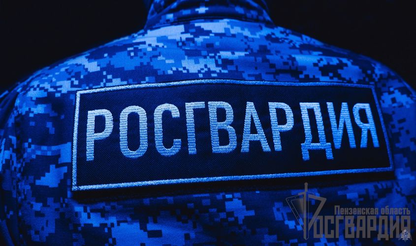 Пензенец разбил входную дверь в баре и был задержан нарядом Росгвардии