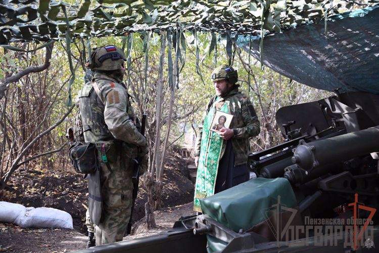 СВЯЩЕННОСЛУЖИТЕЛЬ ПОСЕТИЛ С ДУХОВНОЙ МИССИЕЙ ПОДРАЗДЕЛЕНИЯ РОСГВАРДИИ В ДНР