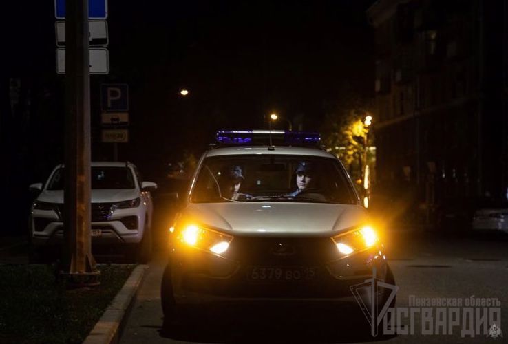 В Пензенской области экипаж Росгвардии задержал мужчину, устроившего скандал в баре
