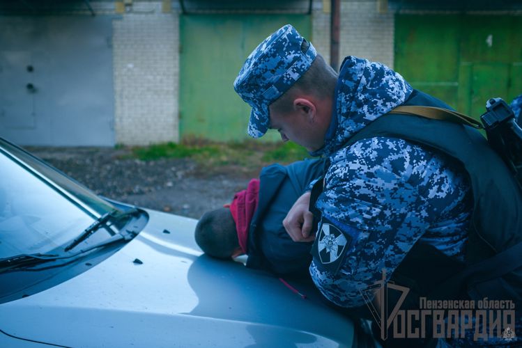 В Пензе сотрудники пресс-службы территориального управления Росгвардии показали работу бойцов вневедомственной охраны через объектив фотоаппарата