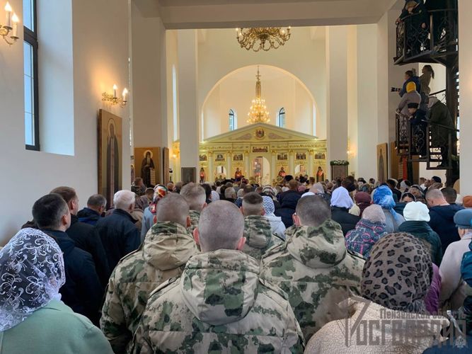 В Пензенской области военнослужащие Росгвардии приняли участие в открытии православного храма