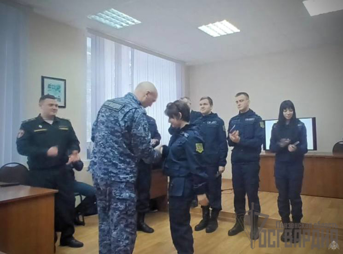 В Пензенской области представители Росгвардии приняли участие в присяге новых бойцов отряда содействия полиции «Тигр»