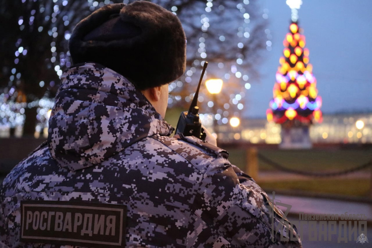 Пензенские росгвардейцы обеспечили охрану общественного порядка в новогоднюю ночь