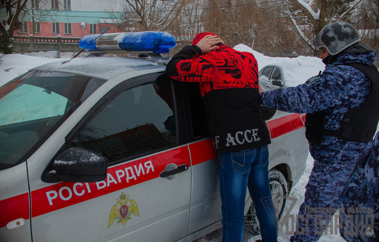 В Пензенской области водитель,управлявший автомобилем в состоянии алкогольного опьянения,                был задержан росгвардейцами