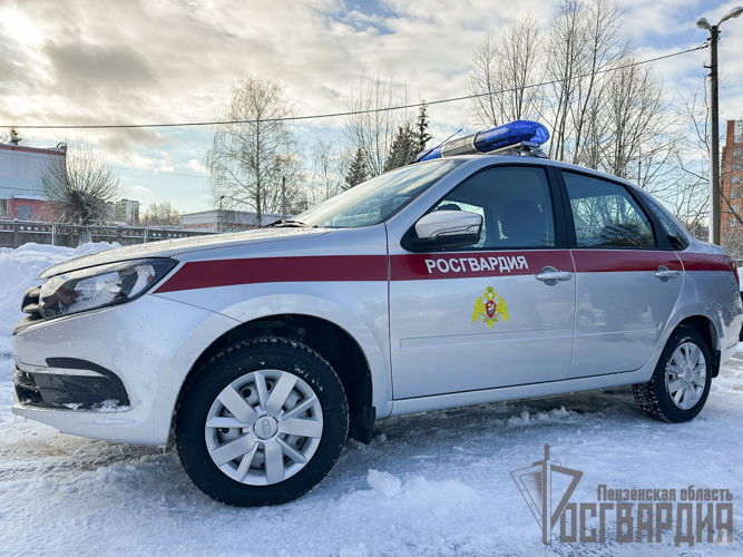 В Пензе росгвардейцам вручили ключи от новых служебных автомобилей