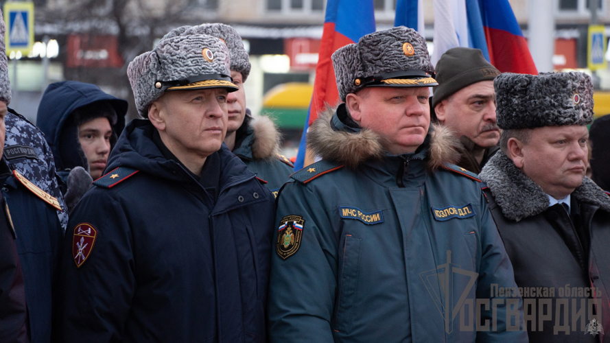 Дань памяти подвигам защитников Сталинграда отдали росгвардейцы Пензенской области