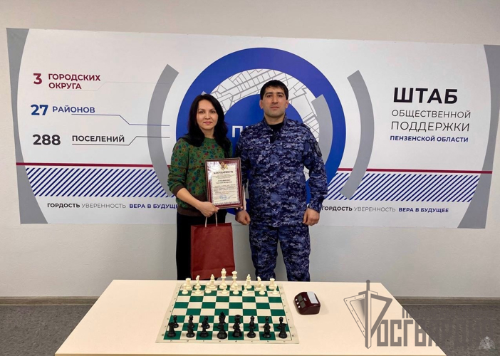 В Пензе среди росгвардейцев прошел шахматный турнир