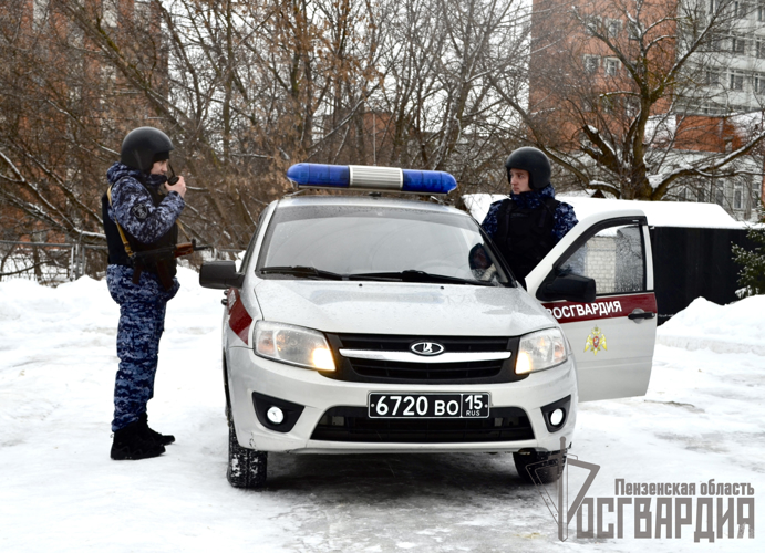 В Пензенской области сотрудники Росгвардии за неделю осуществили  182 выезда