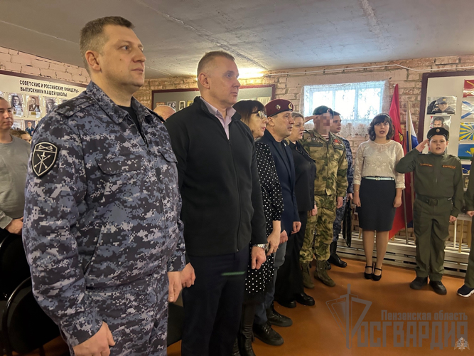 В Пензенской области состоялось торжественное посвящение в кадеты профильного класса Росгвардии