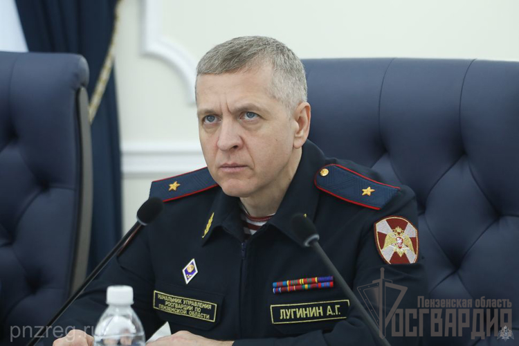 Начальник Управления Росгвардии по Пензенской области принял участие в заседании антитеррористической комиссии и оперативного штаба в Пензенской области
