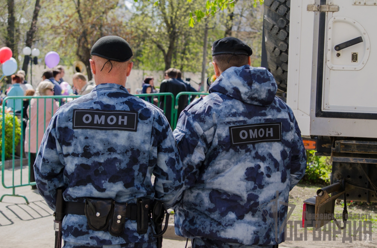 В Пензенской области подразделения Росгвардии обеспечили безопасность граждан во время празднования Первомая 