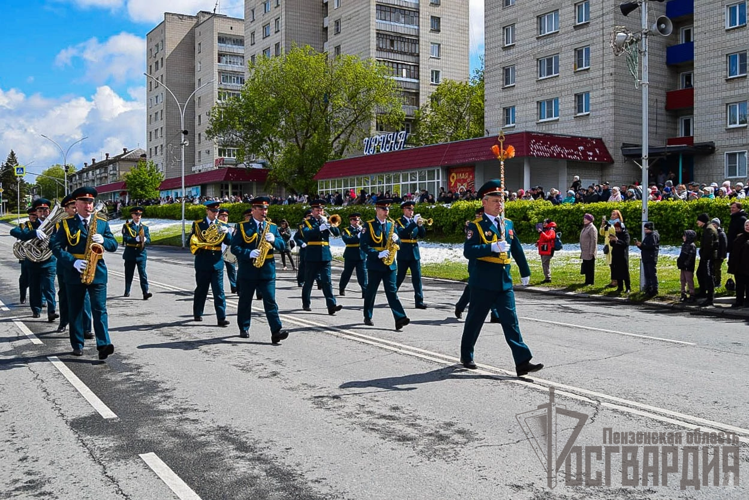 В Пензенской области военнослужащие Росгвардии приняли участие в параде, посвященном 79-ой годовщине Победы в Великой Отечественной войне