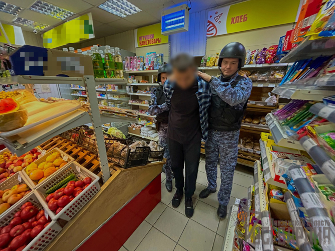 В Пензе росгвардейцы задержали гражданина, подозреваемого в совершении кражи из магазина