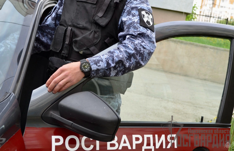 В Пензе бойцы Росгвардии задержали женщину, которая нанесла телесные повреждения своему сожителю