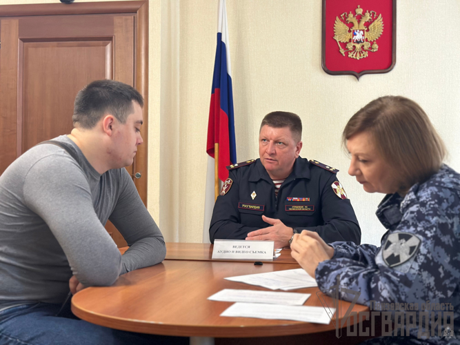 Врио начальника Управления Росгвардии по Пензенской области провел личный прием граждан в приемной Президента Российской Федерации в Пензенской области 