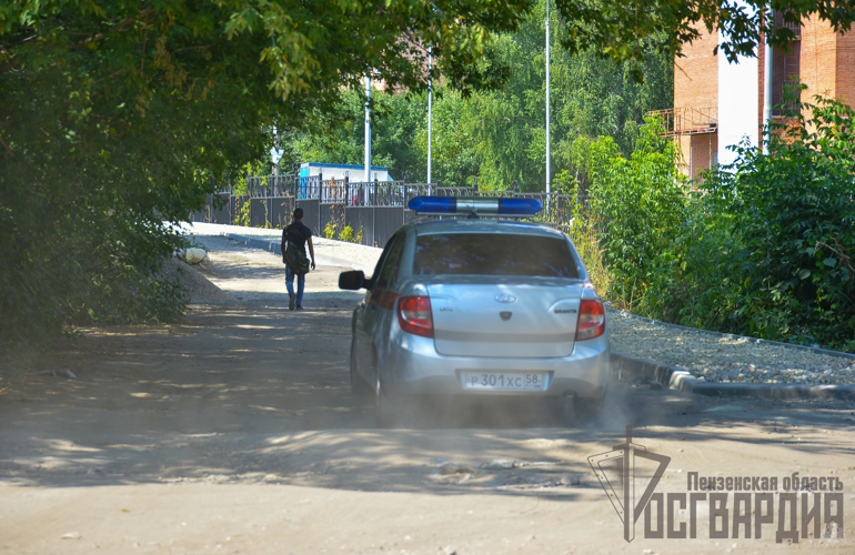 В Пензе съёмочная группа телерадиокомпании понаблюдала за практической тренировкой сотрудников Росгвардии 