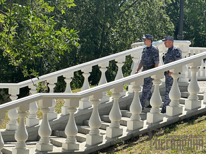 В Пензенской области бойцы Росгвардии  обеспечили  охрану общественного порядка во время праздничных мероприятий  