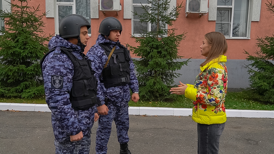 В Пензе корреспондент телеканала провел один день «на службе» в Росгвардии (видео)